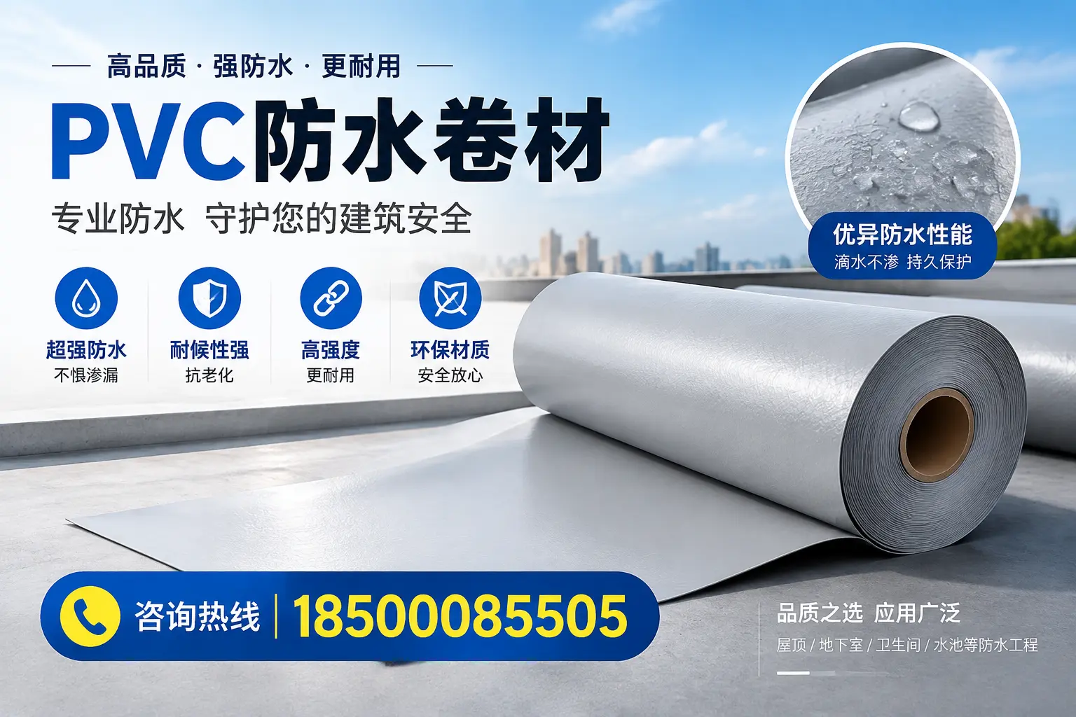 佳木斯地区pvc防水卷材的市场现状与发展趋势