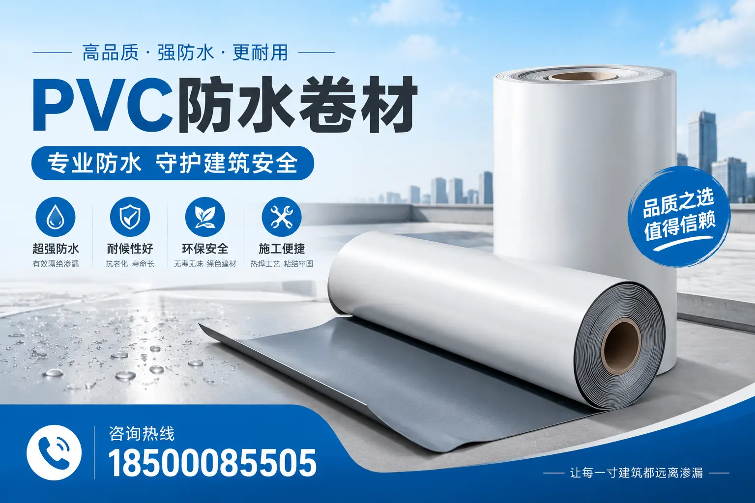 佳木斯地区pvc防水卷材的市场现状与发展趋势