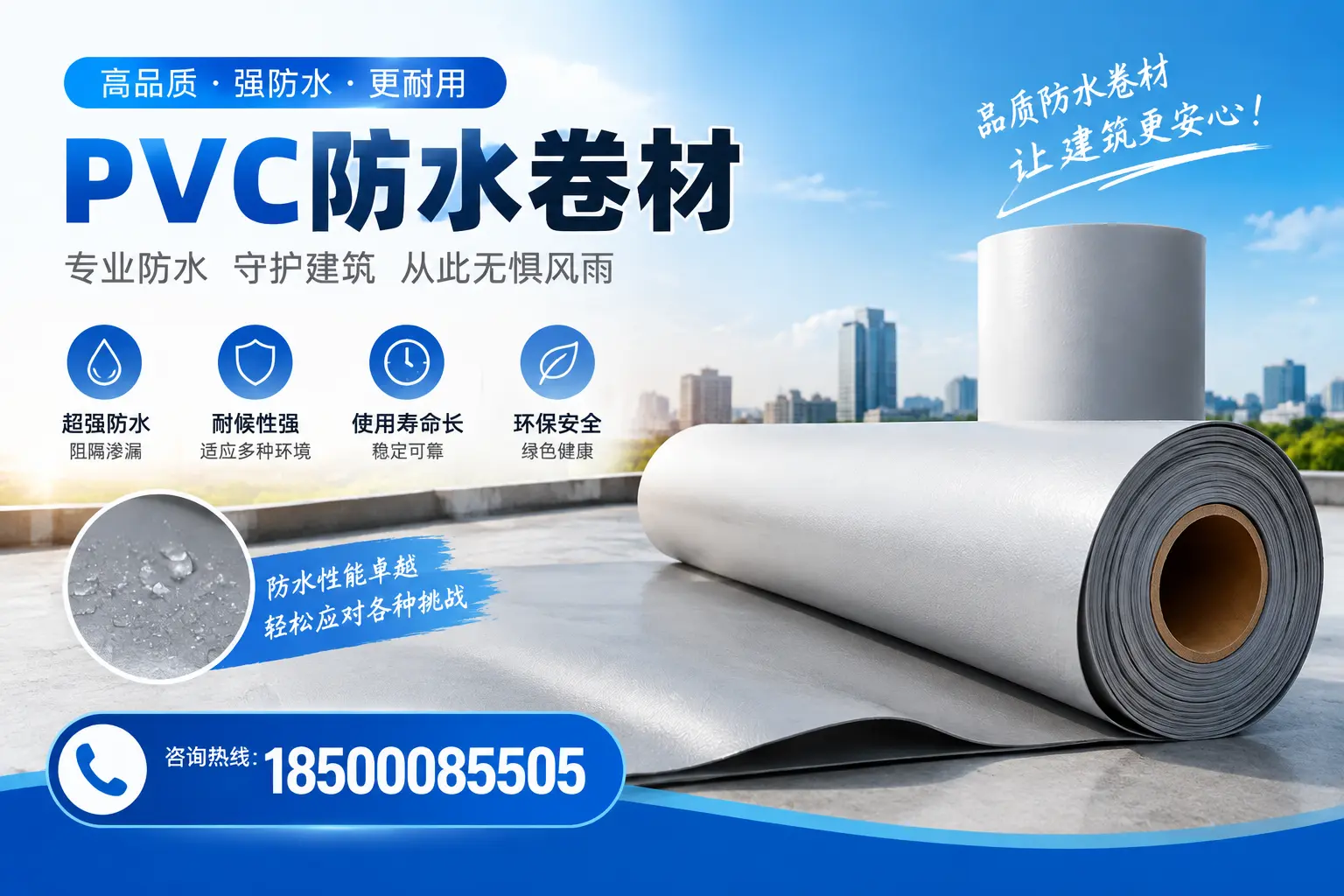 如何选择高质量的PVC防水卷材？佳木斯消费者必看指南